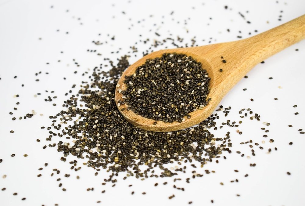 How about creating a brand of dehydrated fruits with chia seeds?